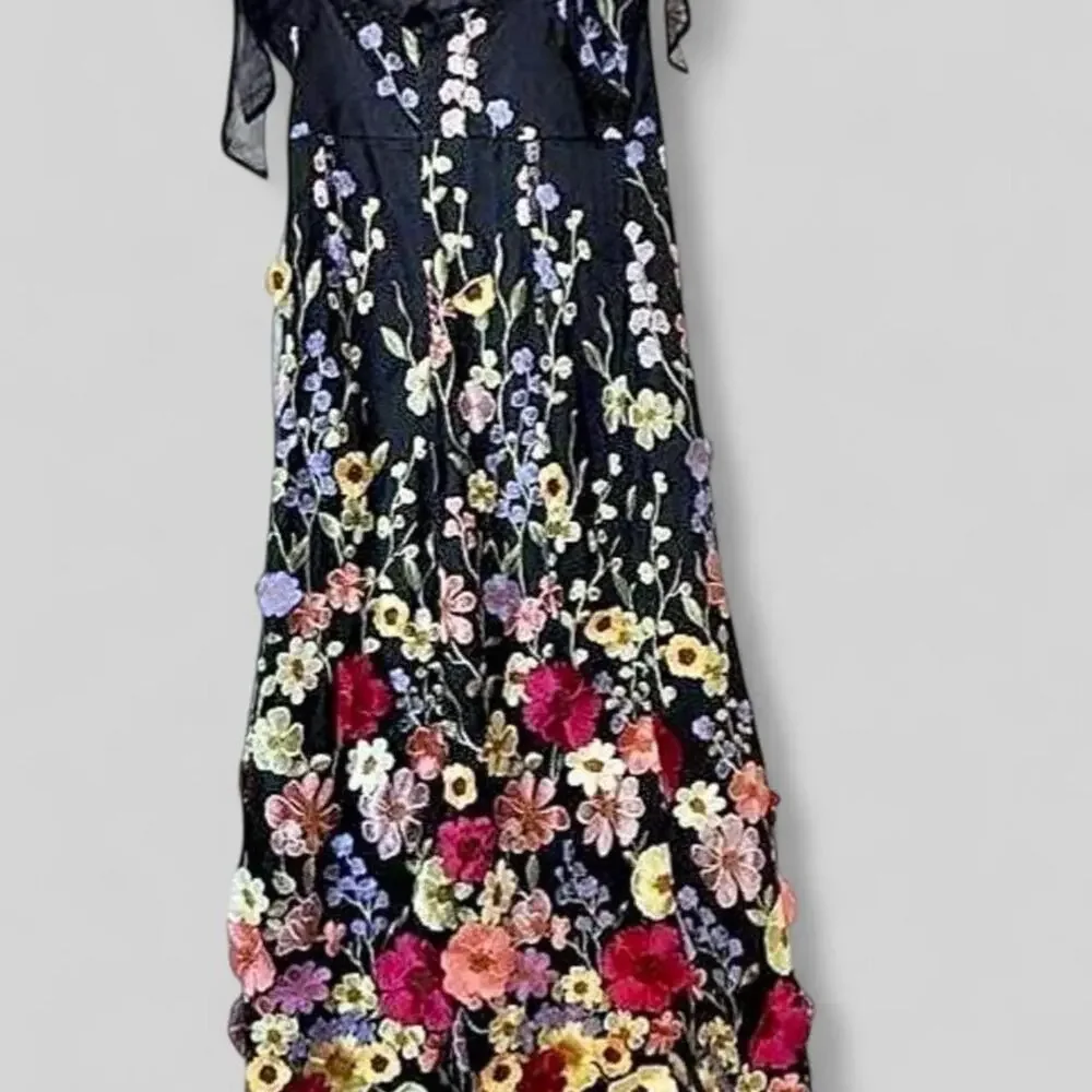Lulus Thriving Poise lBack 3d Floral, XL juniors - Picture 1 of 6